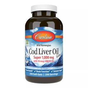 Carlson Cod Liver Oil Super 1000 250 Sg