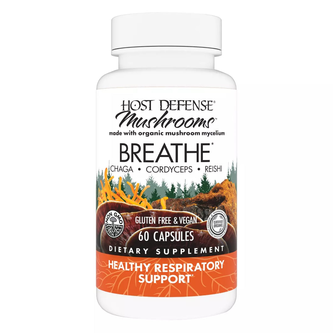 HD Breathe Capsules Mushroom Formula 60vcap