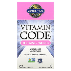 GoL Vitamin Code 50 & Wiser Women 240vc