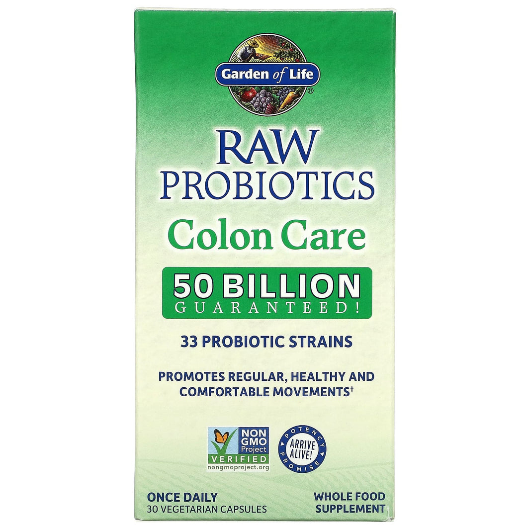 Raw Probiotics Colon Care 30vc