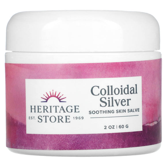 Heritage Store Colloidal Silver Salve 2 Oz