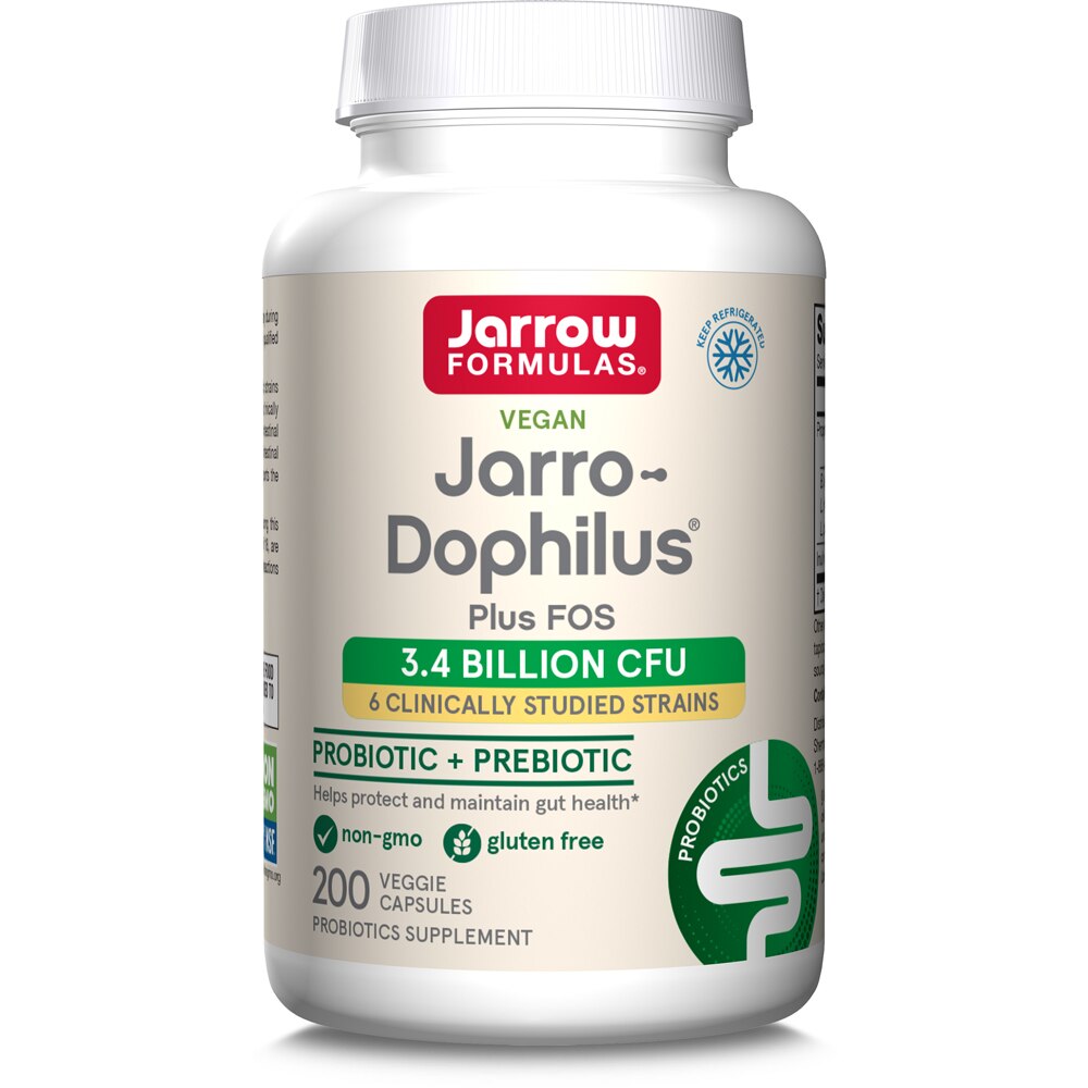 Jarrow Formulas Probiotics Jarro-Dophilus Plus FOS