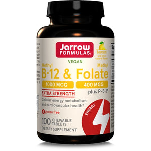 JF Methyl B-12 & Methyl Folate Lemon 100ct
