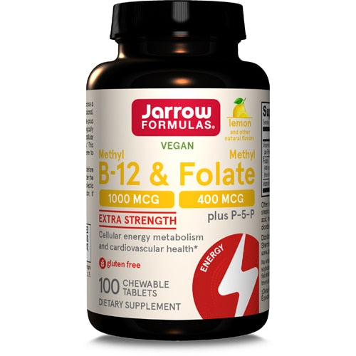 JF Methyl B-12 & Methyl Folate Lemon 100ct