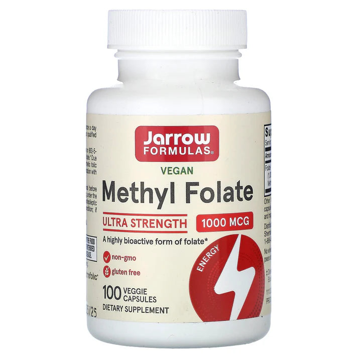Jarrow Vegan Methyl Folate 1000 mcg 100vc
