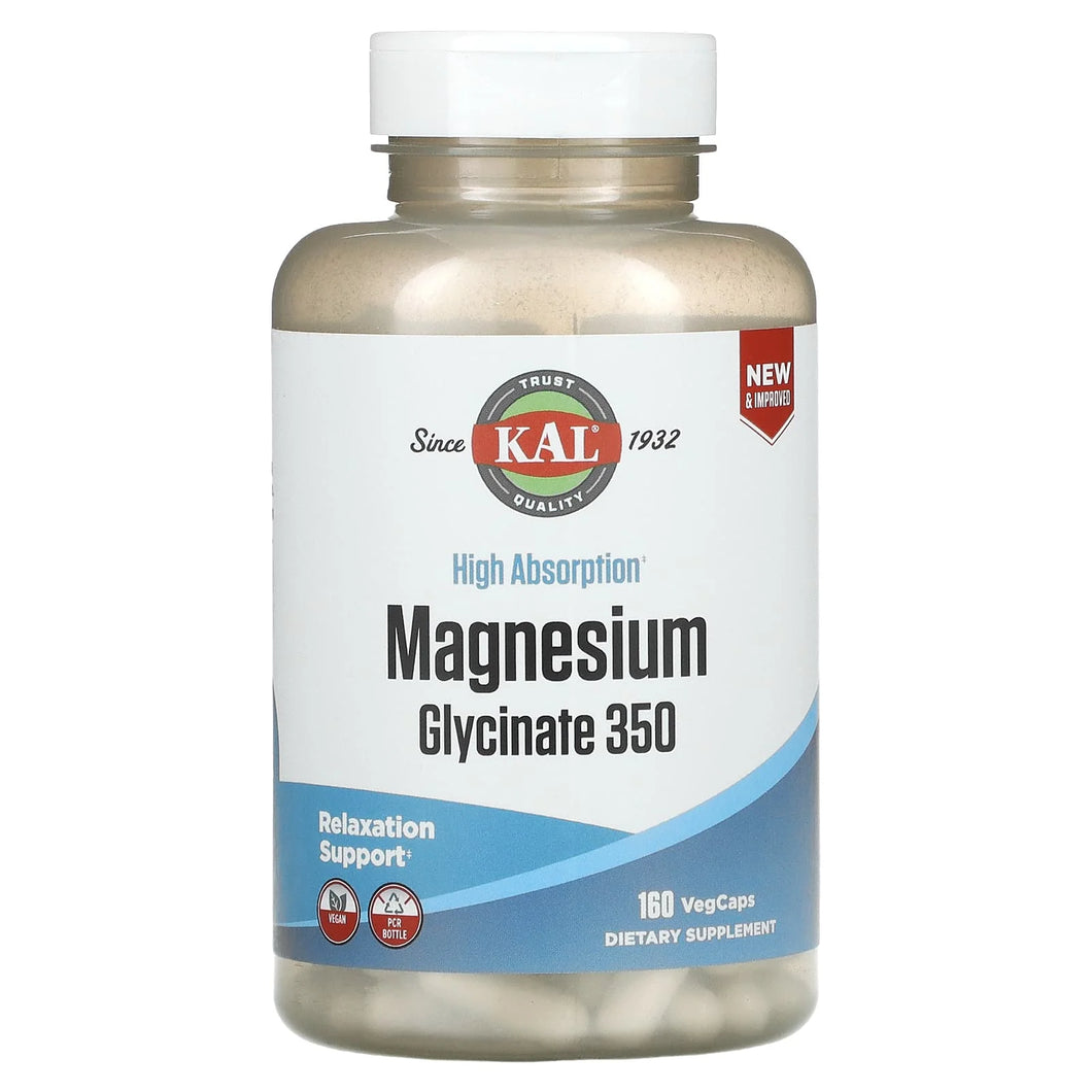 KAL Hgh Absrptn Magnesium Glycinate 160 V