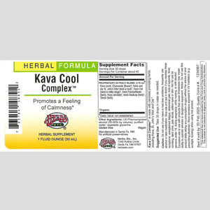 Herb Etc. Kava Cool Complex Tincture 1 oz