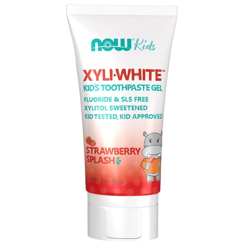 Now Xyli-White Toothpaste Gel Strawberry 3oz