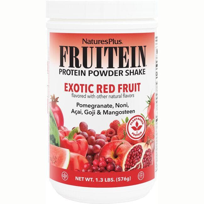 Natures Plus Fruitein Protein Powder Exotic Red Fruit 1.3lbs