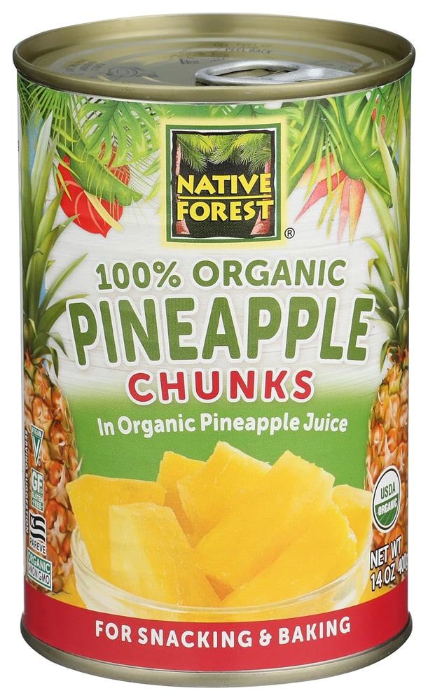Native Forest Organic Pineapple Chunks 14 oz