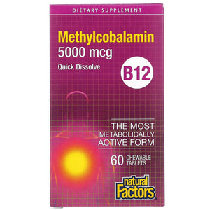 NF Methylcobalamin 500mcg 60ct