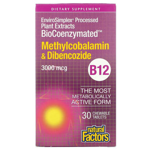Natural Factors Methylcobalamin & Dibencozide B-12