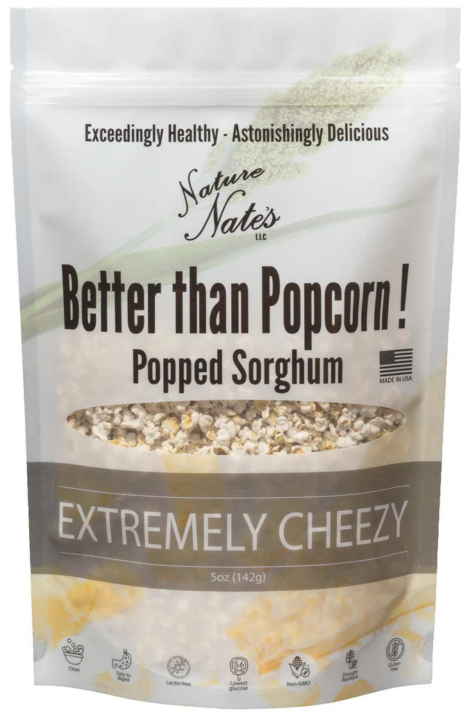 Nature Nate's Popped Sorghum Extremely Cheezy 5oz