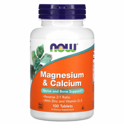 Now Magnesium & Calcium 100t