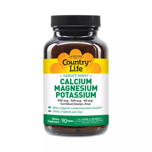Country Life Calcium Magnesium Potassium 90t
