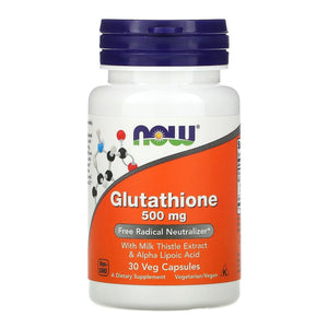 Now Glutathione 500mg 30vc