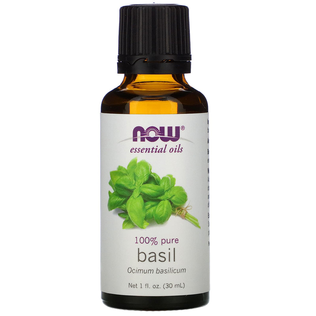 NOW Basil Essential Oils