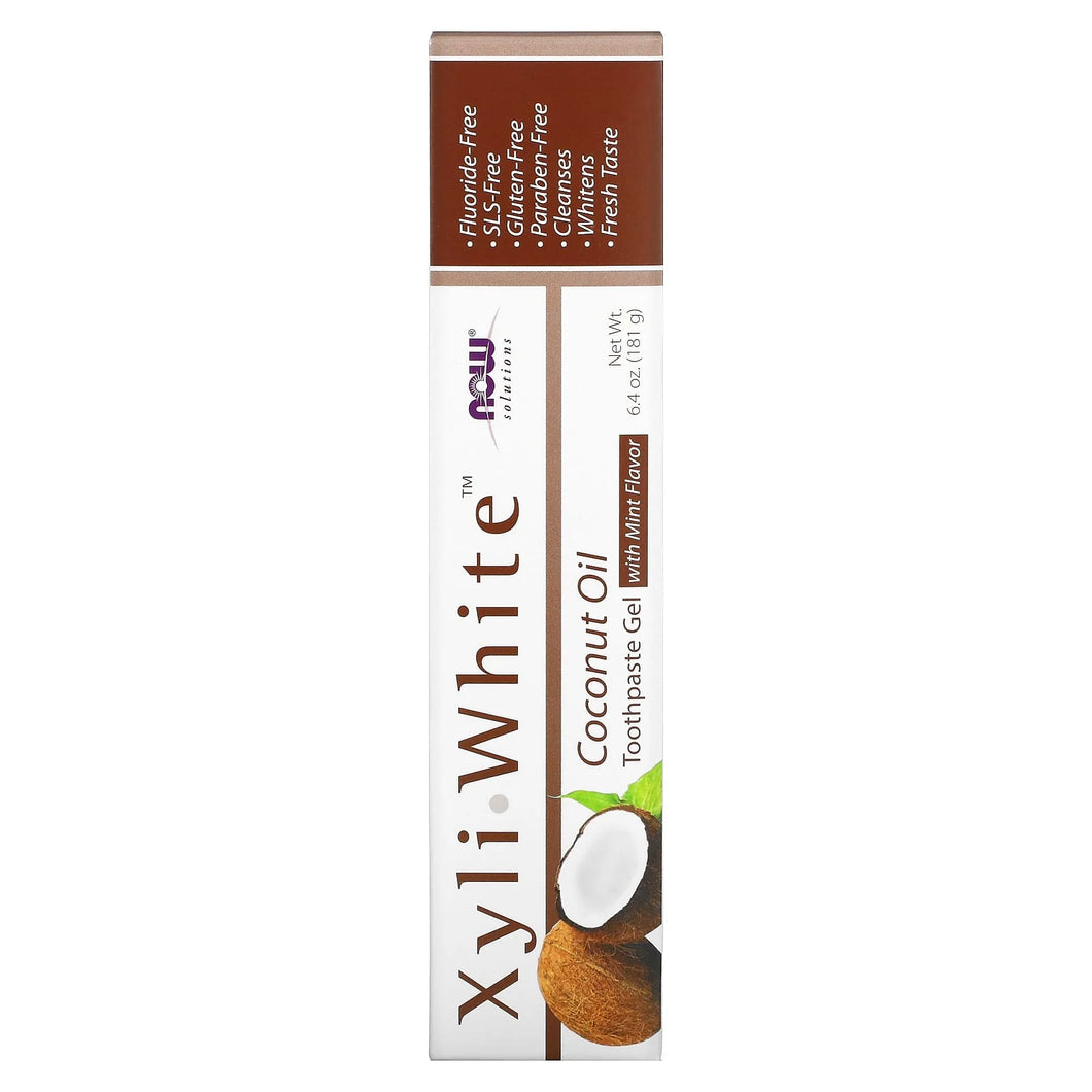 Now XyliWhite Coconut Oil Toothpaste Gel 6.4oz