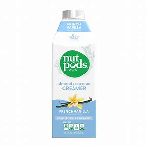 Nutpods French Vanilla Almond+Coconut Creamer 25.4fl oz