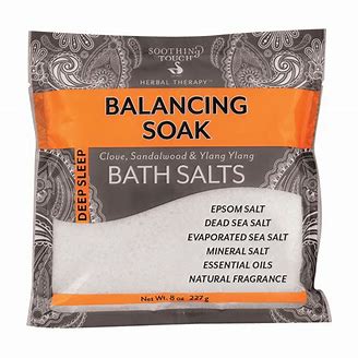 Soothing Touch Herbal Therapy Balancing Soak Clove, Sandalwood,YlangYlang Bath Salts 8oz