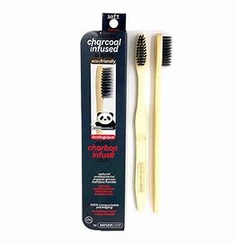 Senzacare Charcoal Infused Soft Toothbrush 1ct