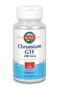 KAL Chromium GTF 200 mcg 100 T