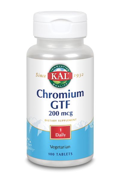 KAL Chromium GTF 200 mcg 100 T