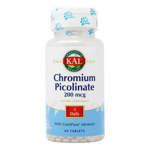 KAL Chromium Picolinate 200 mcg 60 T