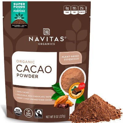 Navitas Unsweetened Organic Cacao Powder 8oz