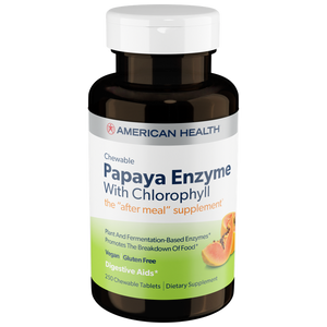 American Health Chewable Papaya Enzyme with Chlorophyll