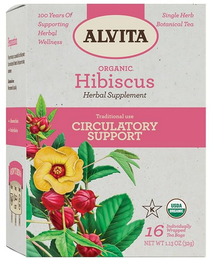 Alvita Hibiscus Tea Og 24 Bg