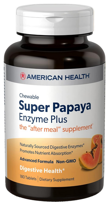 American Health Chewable Super Papaya Enzyme Plus