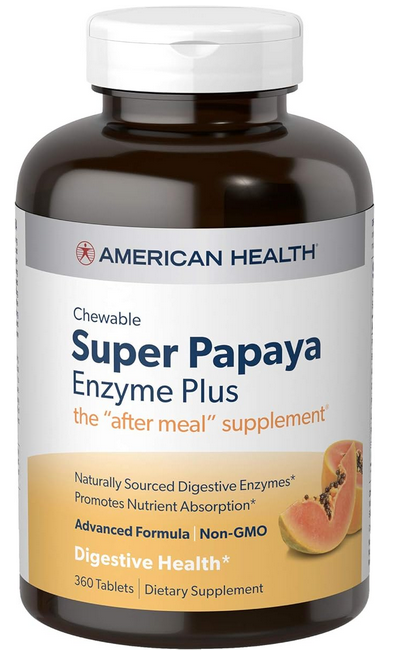 American Health Chewable Super Papaya Enzyme Plus