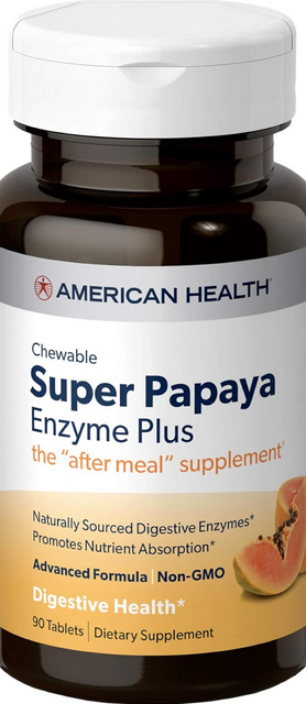 American Health Chewable Super Papaya Enzyme Plus