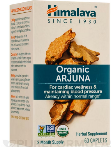 Himalaya Organic Arjuna 60 V