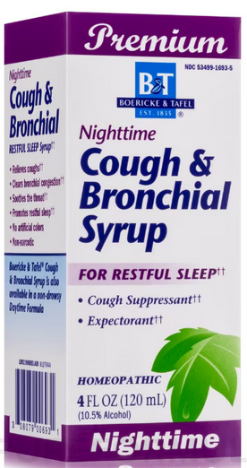 B&T Cough and Bronchial Syrup Nighttime