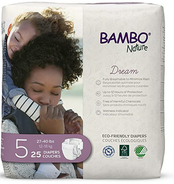 Bambo Nature Eco Friendly Diapers Size 5