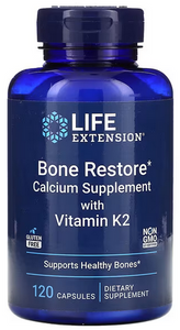 Bone Restore Calcium w/K2 Life Extension