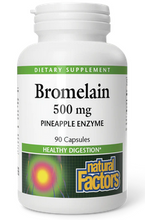 Load image into Gallery viewer, Bromelain 500mg Natural Factors
