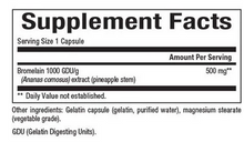 Load image into Gallery viewer, Bromelain 500mg Natural Factors
