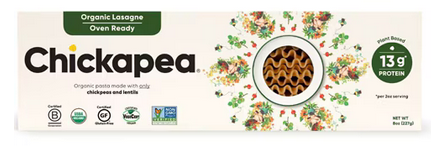 Chickapea Lasagne Pasta Org