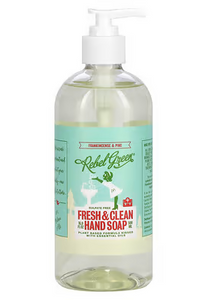 Fresh & Clean Hand Soap Frankincense + Pine Rebel Green