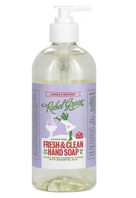 Fresh & Clean Hand Soap Lavender + Grapefruit Rebel Green