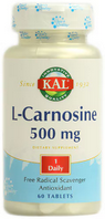 KAL L-Carnosine 500 mg 60 T