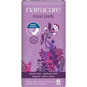 NatraCare Maxi Pads Night time