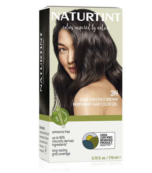 Naturtint Permanent Hair Color Gel Dark Chestnut Brown 3N