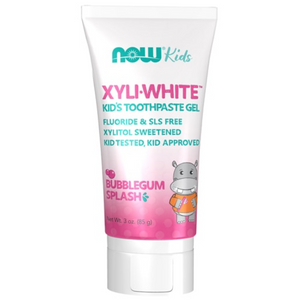 Now Xyli-White Toothpaste Gel Bubblegum Splash 3oz