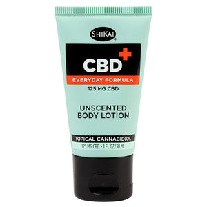 Shikai CBD 125mg Unscented Body Lotion 1oz