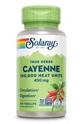 Solaray Cayenne 450mg 100vc
