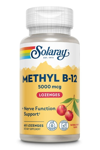Solaray Methyl B-12 5000mcg 60loz